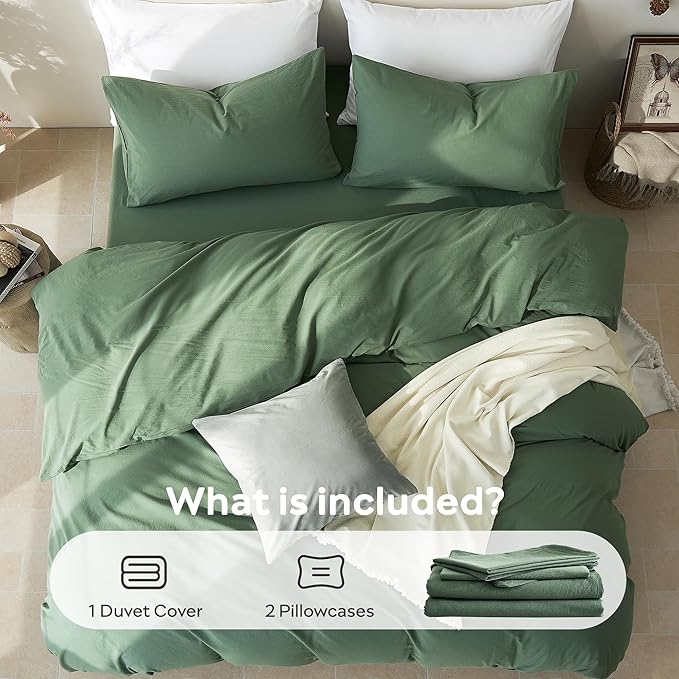 Linen Duvet Cover Set - Queen