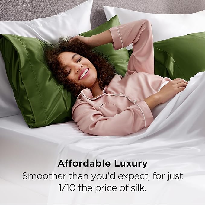 Satin Pillowcase Set - Standard - 20 x 26 in - 2 Piece