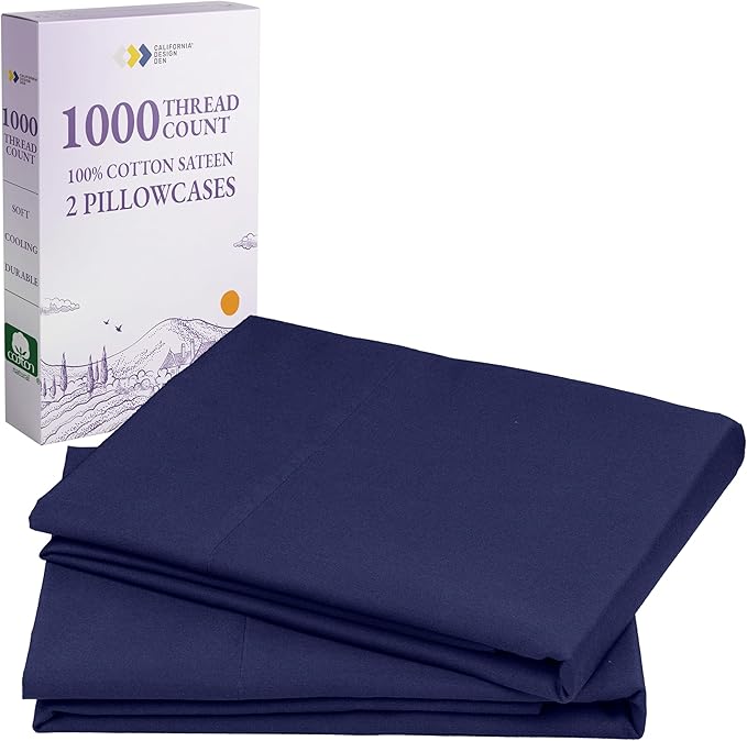 100% Cotton Pillowcase Set - Queen - 2 Piece
