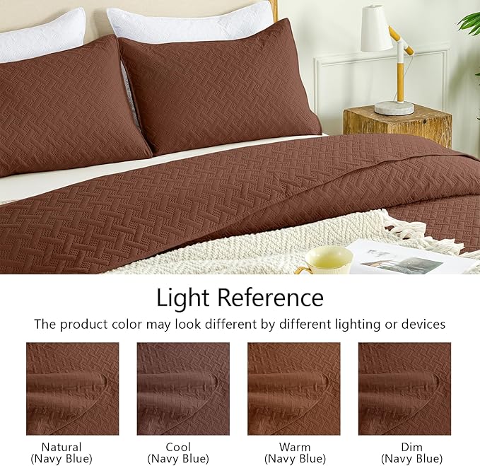 Microfiber Quilt Set - Queen