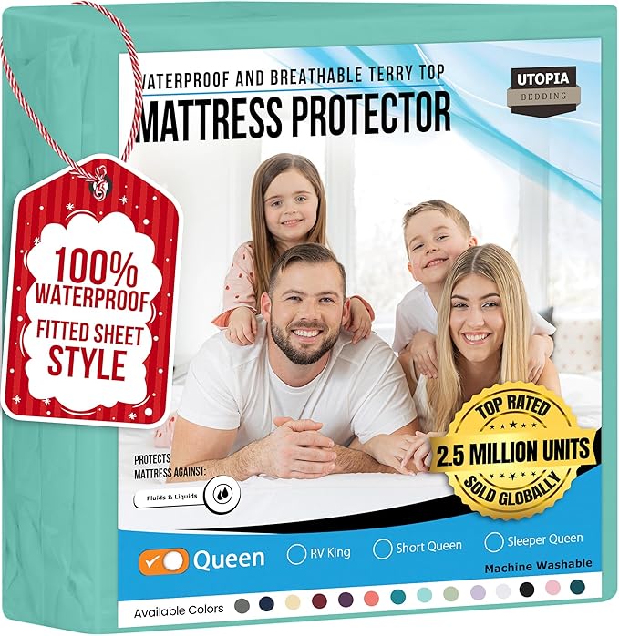 Waterproof Mattress Protector - Queen
