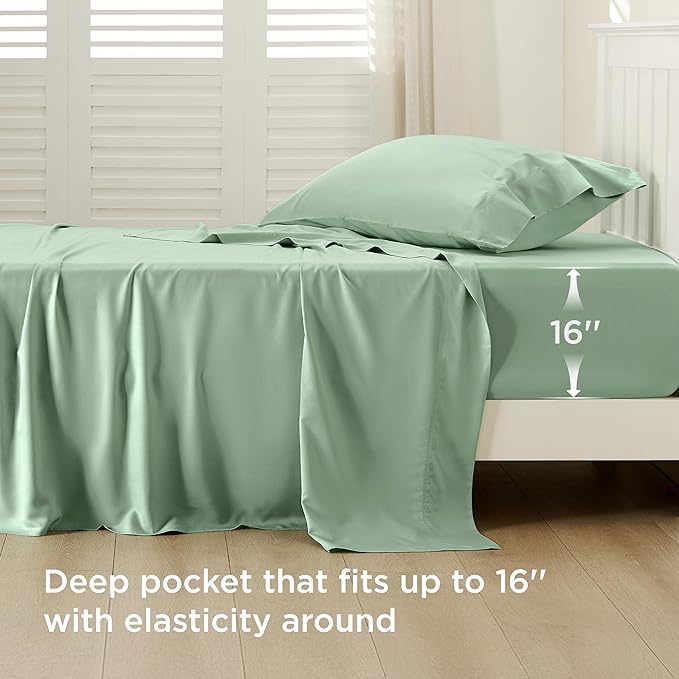 Bamboo Cooling Bed Sheet Set - Twin XL