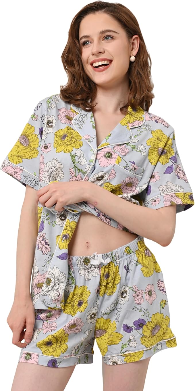 Women's 100% Cotton Pajama Set - 2 Piece