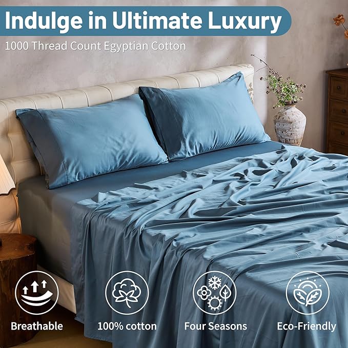 Bed Sheet Set - King - 4 Piece