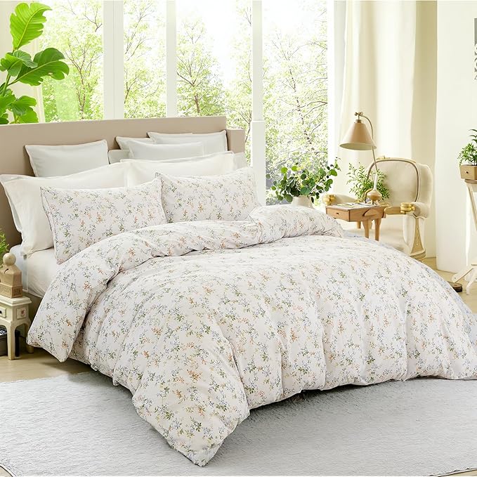 100% Cotton Duvet Cover Set - Queen - 3 Piece