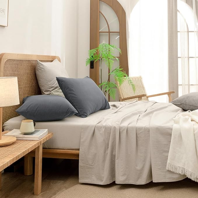 Linen Pillowcase Set - Standard - 20 x 26 in