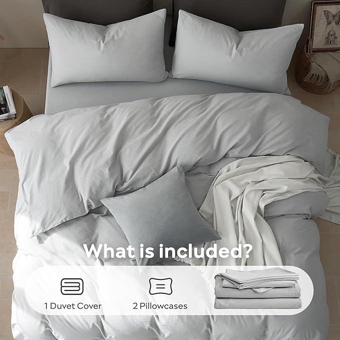 Linen Duvet Cover Set - Full