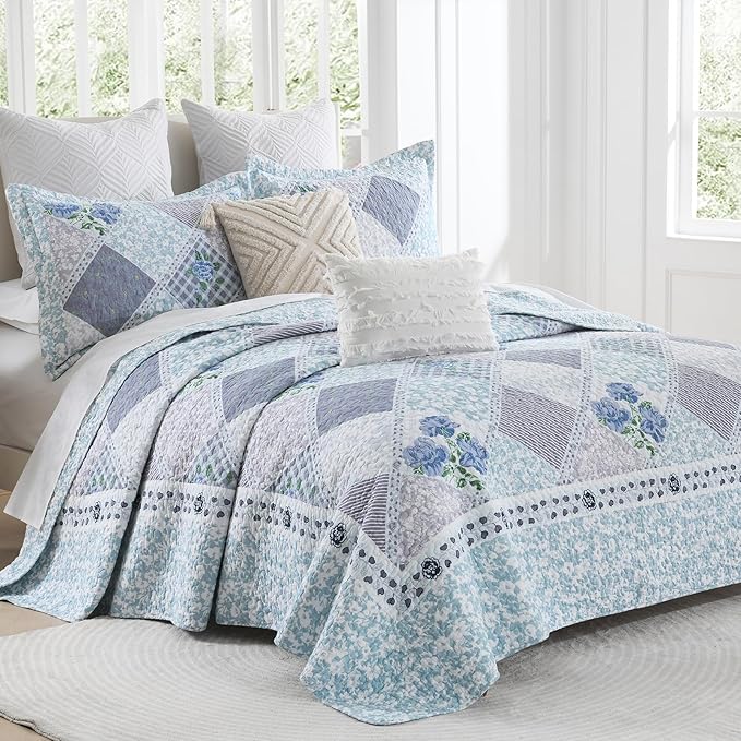 100% Cotton Bedding Set - Queen - 102 x 120 in - 3 Piece