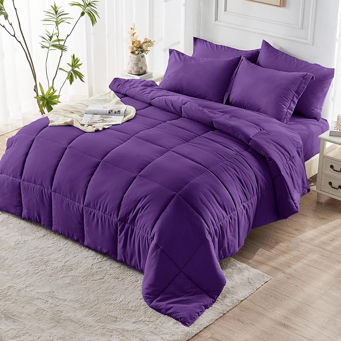 Down Alternative Comforter Set - California King - 7 Piece