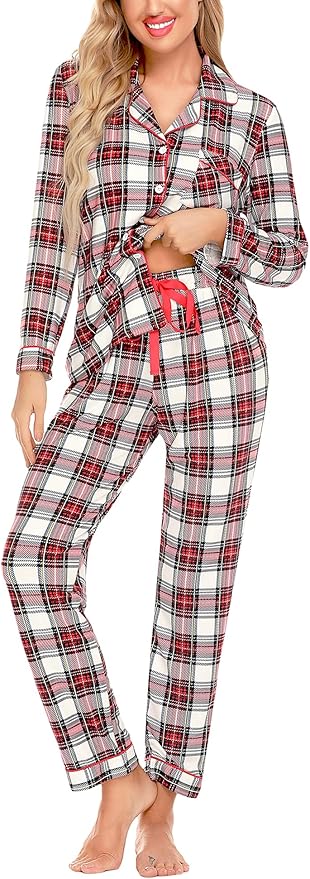 Women's Pants Pajama Set - Long Sleeve - 2 Piece
