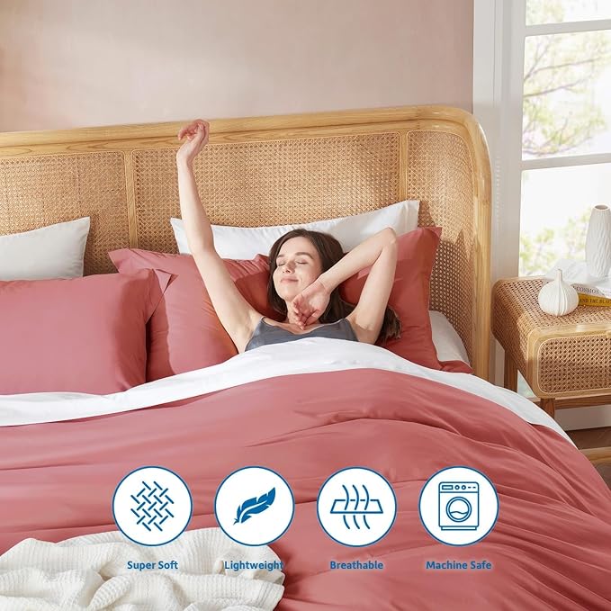 Down Alternative Duvet Cover Set - Full - 4 Piece