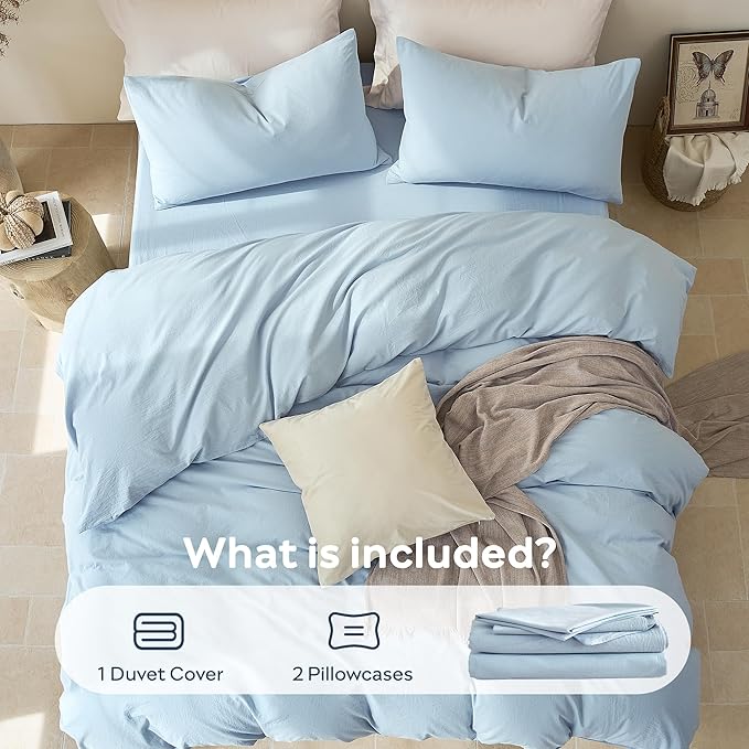 Linen Duvet Cover Set - King