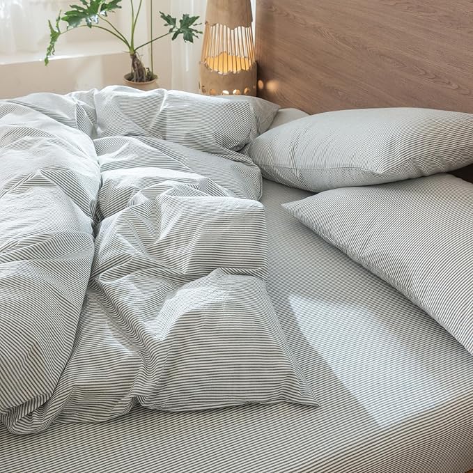 Linen Duvet Cover Set - Queen