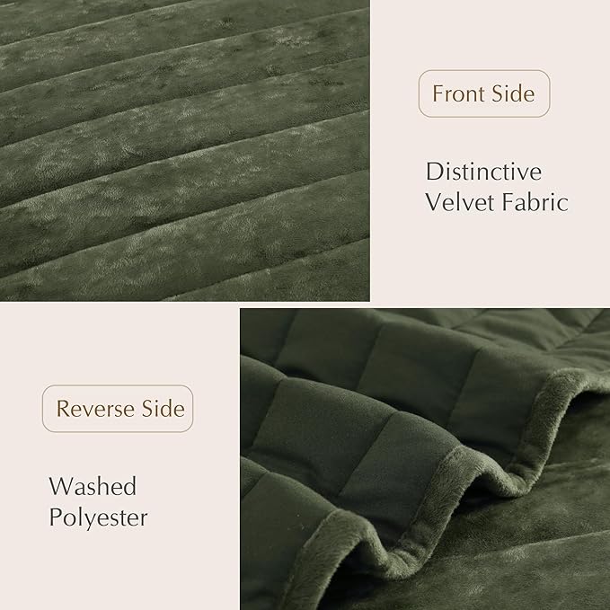 Velvet Quilt Set - Queen - 3 Piece