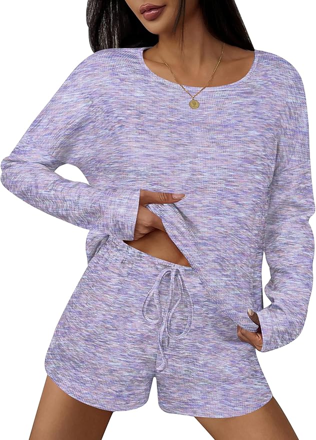 Shorts Pajama Set - Long Sleeve - 2 Piece