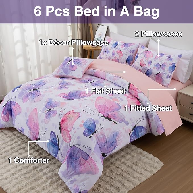 Comforter Set - Queen - 6 Piece