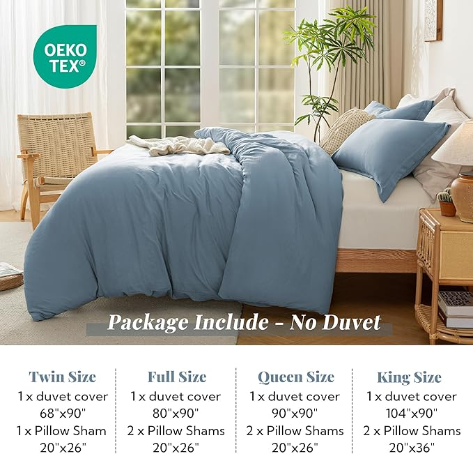 Microfiber Duvet Cover Set - 3 Piece