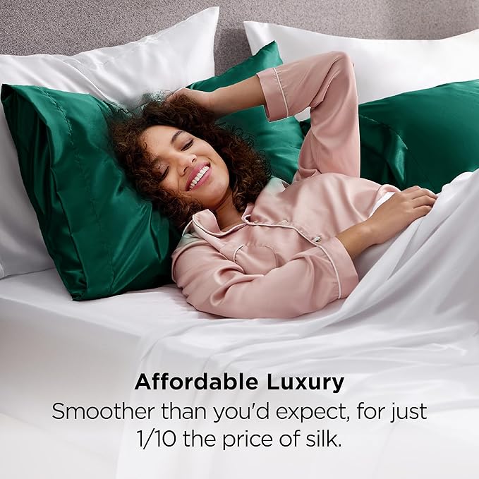 Satin Pillowcase Set - Standard - 20 x 26 in - 2 Piece
