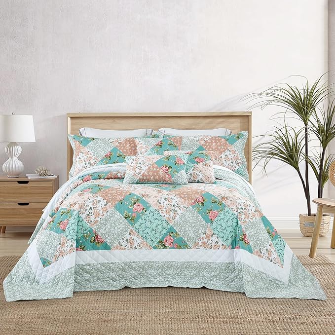 Microfiber Quilt - King - 6 Piece