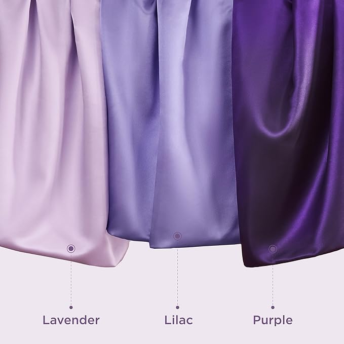Satin Pillowcase Set - King - 20 x 36 in - 2 Piece