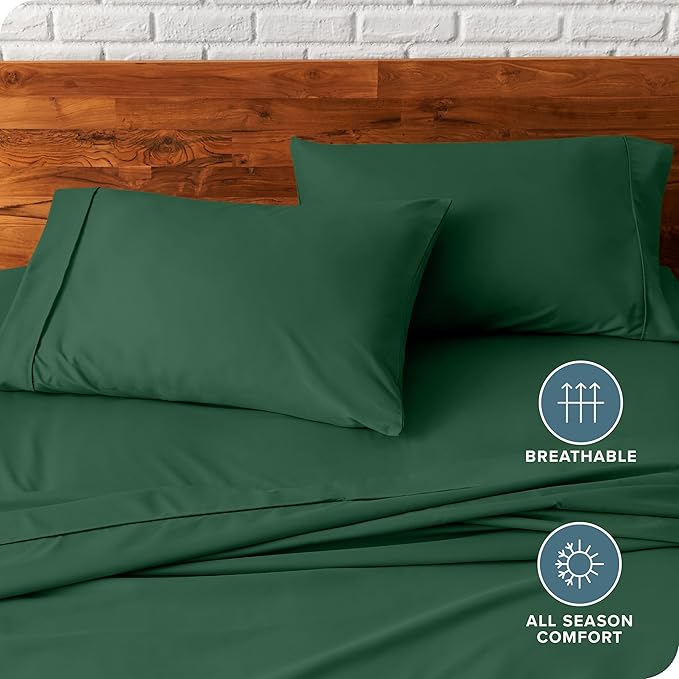 Microfiber Cooling Pillowcase Set - Queen - 2 Pack - 2 Piece