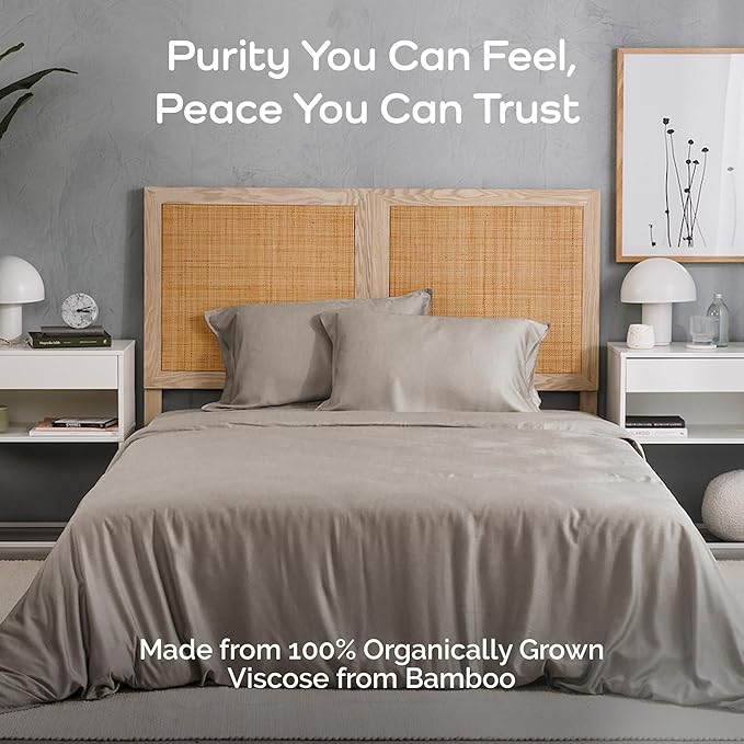 Bamboo Cooling Duvet Cover Set - King - 3 Piece