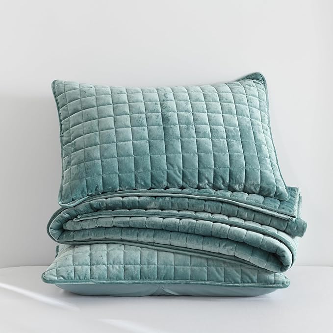 Velvet Quilt Set - Queen