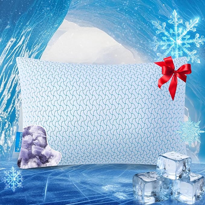 Memory Foam Cooling Bed Pillow - Queen