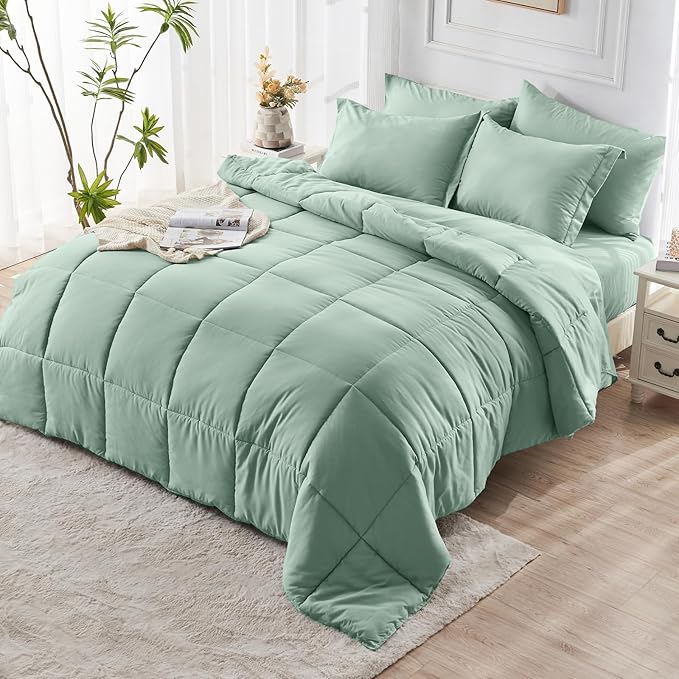 Down Alternative Comforter Set - Full - 7 Piece