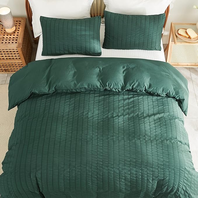 Microfiber Duvet Cover Set - Queen - 90 x 90 in - 3 Piece