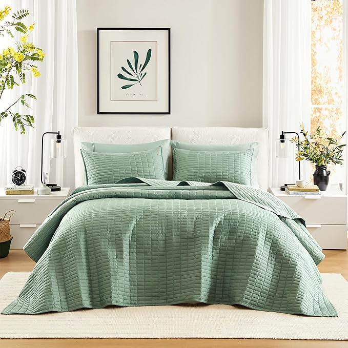 Microfiber Quilt - Queen - 3 Piece