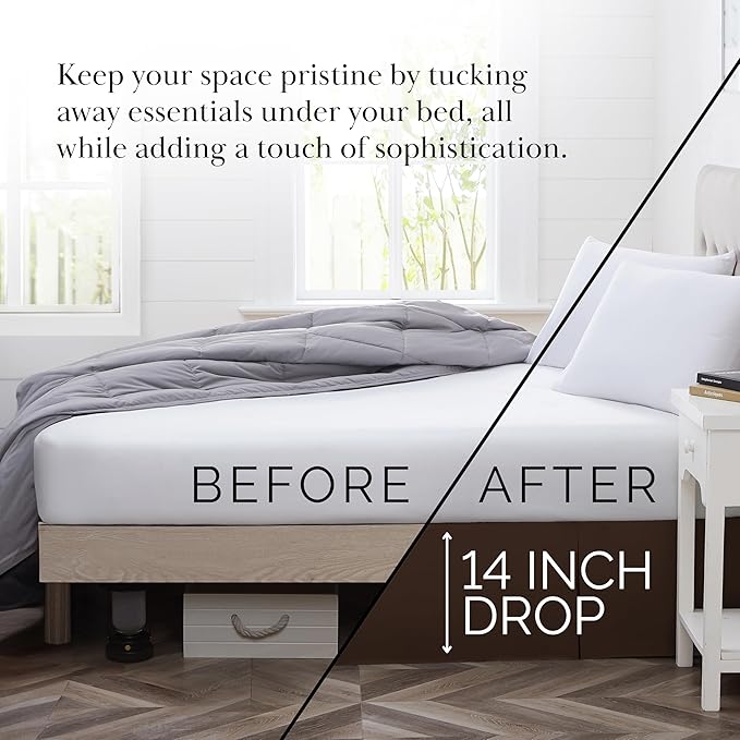 Bed Skirt - Queen - 14 in Drop