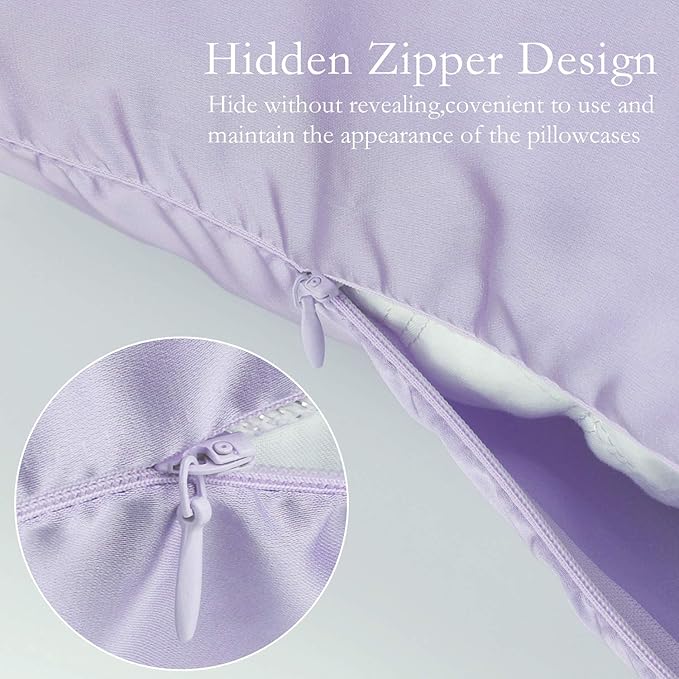 Mulberry Silk Hypoallergenic Pillowcase Set - King - 2 Pack