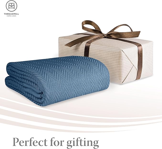 100% Cotton Blanket - Queen