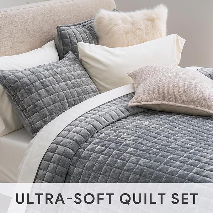 Velvet Quilt Set - King