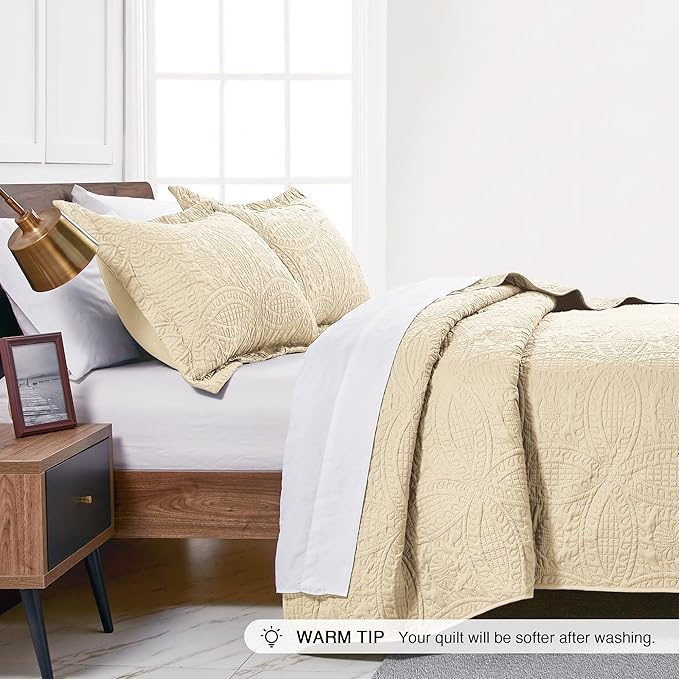 Quilt Set - California King - 3 Piece