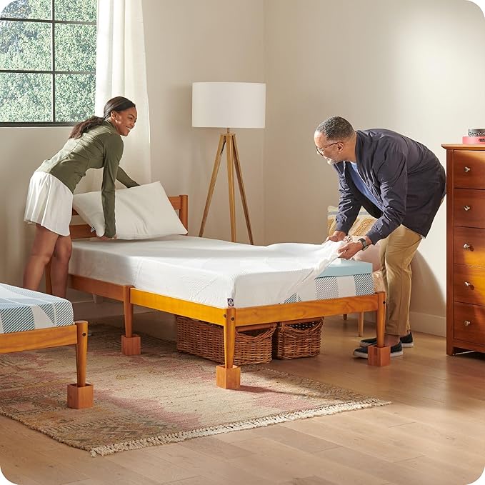 Memory Foam Cooling Mattress Topper - King