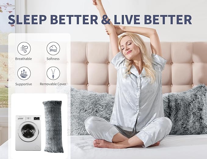 Memory Foam Body Pillow - King