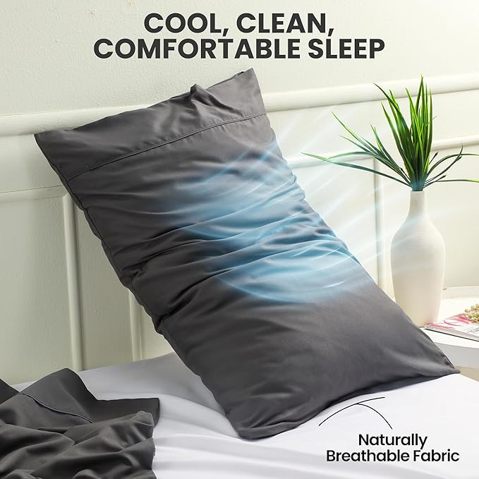 Microfiber Pillowcase - Queen - 20 x 26 in - 2 Pack
