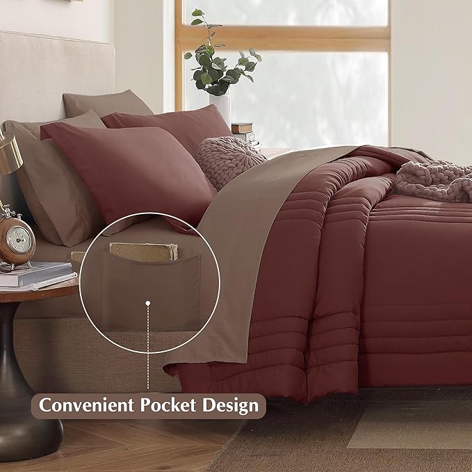 Comforter Set - Queen - 7 Piece