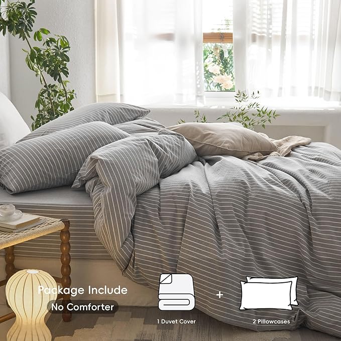 Linen Duvet Cover Set - Full