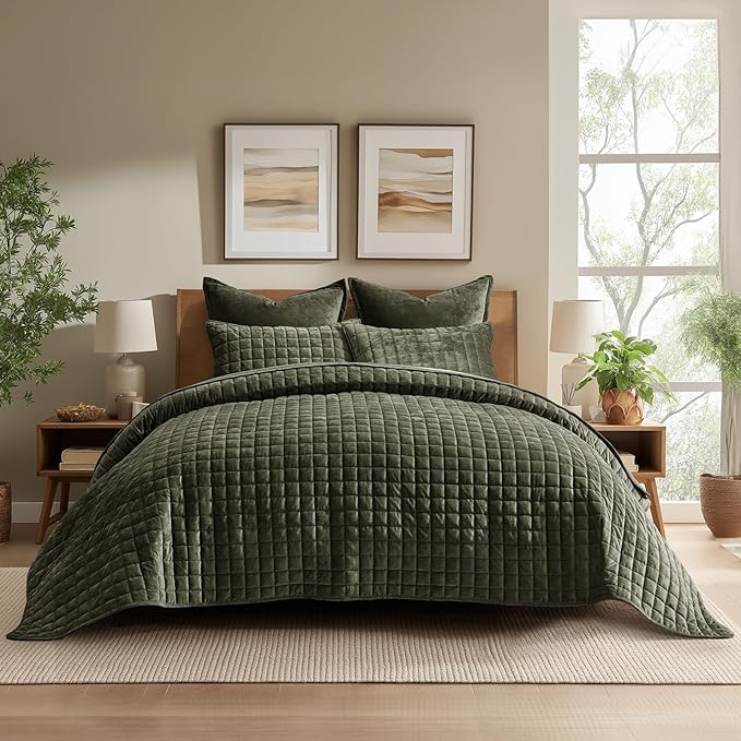 Velvet Quilt Set - King