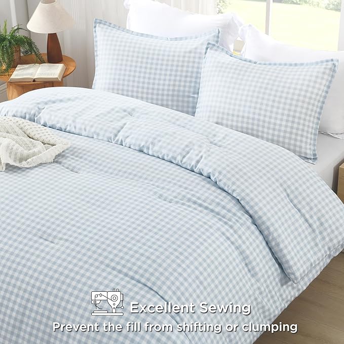 Microfiber Comforter Set - Queen - 90 x 90 in - 3 Piece