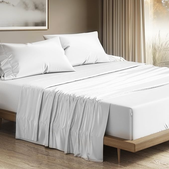 Cooling Bed Sheet Set - Queen - 4 Piece