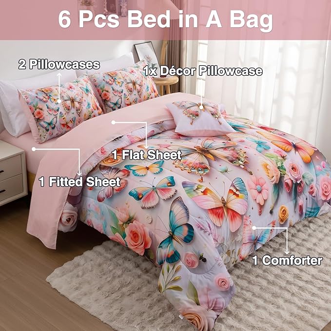Comforter Set - Full - 6 Piece