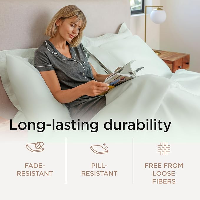 100% Cotton Pillowcase Set - King - 2 Piece