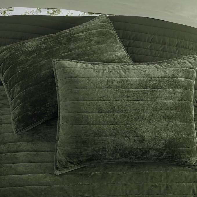 Velvet Quilt Set - Queen - 3 Piece