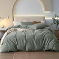 Linen Duvet Cover Set - King - 132 x 120 in - 3 Piece