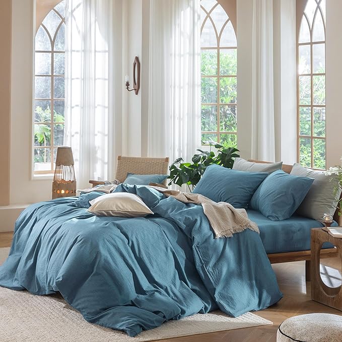 Linen Duvet Cover Set - King