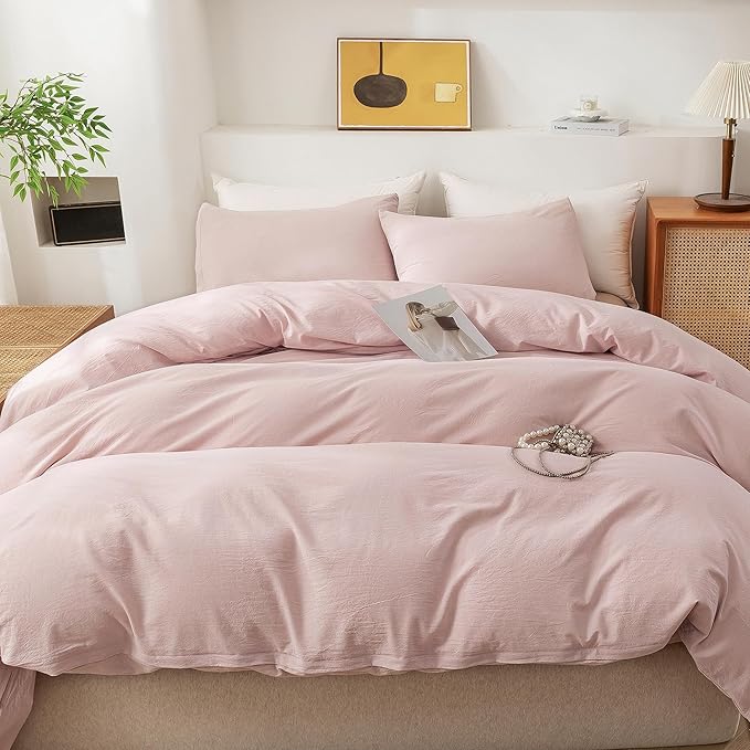 Linen Duvet Cover Set - Twin - 3 Piece